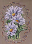 Click for more details of Daisy Sketch (cross stitch) by Permin of Copenhagen