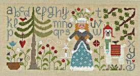 Click for more details of Dame Nature De L'Hiver (cross stitch) by Jardin Prive