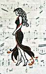 Click for more details of Dance To The Music (cross stitch) by Keslyn's