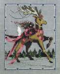 Click/tap for more details of Dancer (cross stitch) by Nora Corbett