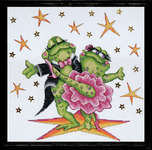 Click for more details of Dancing Frogs (cross stitch) by Design Works