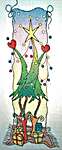 Click/tap for more details of Dancing Trees (cross stitch) by Michael Powell
