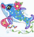 Click for more details of Daphne the Diva Dolphin (cross stitch) by Stoney Creek