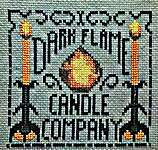 Click/tap for more details of Dark Flame (cross stitch) by Frony Ritter Designs