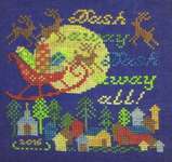 Click for more details of Dash Away All (cross stitch) by Tempting Tangles Designs