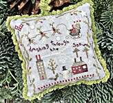 Click/tap for more details of Dashing Through The Snow (cross stitch) by Shepherd's Bush