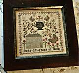 Click/tap for more details of Dear Daughter (cross stitch) by Blackbird Designs