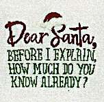 Click/tap for more details of Dear Santa (cross stitch) by Keslyn's
