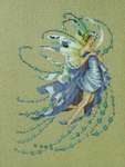 Click/tap for more details of December Blue Topaz (cross stitch) by Mirabilia Designs