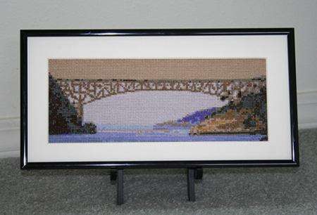 Click for more details of Deception Pass Bridge  (cross stitch) by Mary Gaines