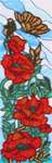 Click for more details of Decorative Poppies 1 (beadwork) by VDV