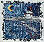 Click for more details of Deep Waters - Lighthouse (cross stitch) by MarNic Designs