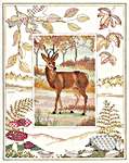 Click for more details of Deer (cross stitch) by Rose Swalwell