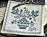 Click/tap for more details of Delft Blues (cross stitch) by Summer House Stitche Workes