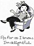 Click/tap for more details of Delightful (cross stitch) by Imaginating