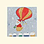 Click for more details of Delivery by Balloon Christmas Card (cross stitch) by Bothy Threads