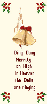 Click for more details of Ding Dong Merrily on High (cross stitch) by Anne Peden