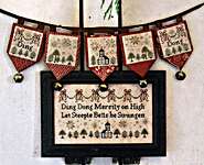 Click/tap for more details of Ding Dong Merrily on High (cross stitch) by Heartstring Samplery