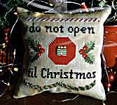 Click/tap for more details of Do Not Open (cross stitch) by puntiniputini