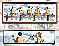 Click/tap for more details of Dockside (cross stitch) by Design Works
