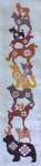 Click/tap for more details of Dog Pile (cross stitch) by Ink Circles