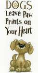 Click/tap for more details of Dog's Paw Prints (cross stitch) by Peter Underhill
