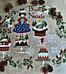 Click/tap for more details of Dolci Regali Di Natale  (cross stitch) by Lilli Violette