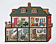 Click for more details of Doll's House (cross stitch) by Permin of Copenhagen