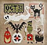 Click for more details of Doodles - Halloween (cross stitch) by Heart in Hand