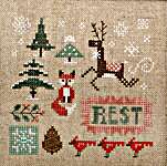 Click for more details of Doodles - Winter (cross stitch) by Heart in Hand