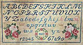 Click for more details of Double Crown 1823 (cross stitch) by Samplers Not Forgotten