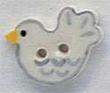 Click for more details of Dove Button (beads and treasures) by Mill Hill