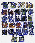 Click for more details of Dragon Alphabet (cross stitch) by dragon dreams