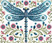 Click/tap for more details of Dragonfly Dreams (cross stitch) by Shannon Christine