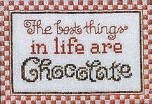 Click for more details of Dreaming of Chocolate (cross stitch) by Sue Hillis Designs