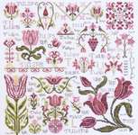 Click for more details of Dreaming of Tulips (cross stitch) by Rosewood Manor