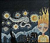 Click/tap for more details of Dreaming Of Van Gogh (cross stitch) by Barbara Ana Designs