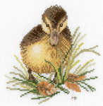 Click for more details of Duckling I (cross stitch) by Marjolein Bastin