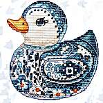 Click/tap for more details of Ducks Collection Digoin (cross stitch) by Les Petites Croix de Lucie