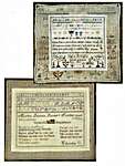 Click/tap for more details of Duo Of Sweet Verses (cross stitch) by Needle Work Press