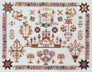 Click for more details of Dutch Sampler (cross stitch) by Eva Rosenstand