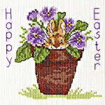 Click for more details of Easter Bunny Card (cross stitch) by Bothy Threads