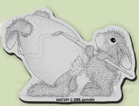 Click for more details of Easter Bunny (stamps) by Stampendous