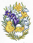 Click for more details of Easter Chicken Hatching (cross stitch) by Eva Rosenstand
