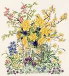 Click for more details of Easter Flowers (cross stitch) by Eva Rosenstand