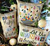 Click for more details of Easter Trio 2022 (cross stitch) by puntiniputini