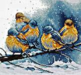 Click for more details of Eastern Bluebirds (cross stitch) by Luca - S
