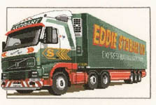 Click for more details of Eddie Stobart Ltd - Volvo FH12 (cross stitch) by Dave Shaw