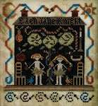 Click/tap for more details of Eden's Dollhouse (cross stitch) by Kathy Barrick
