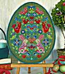 Click/tap for more details of Egg Hunt (cross stitch) by Satsuma Street